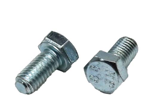 M5-.80 X 10MM ZINC PLATED HEX HEAD BOLT GRADE 8.8
