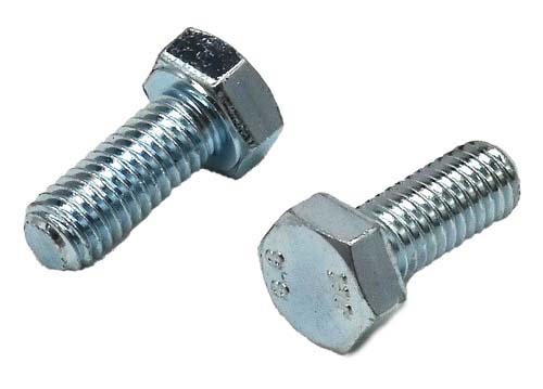 M5-0.80 X 12MM ZINC PLATED HEX HEAD BOLT GRADE 8.8