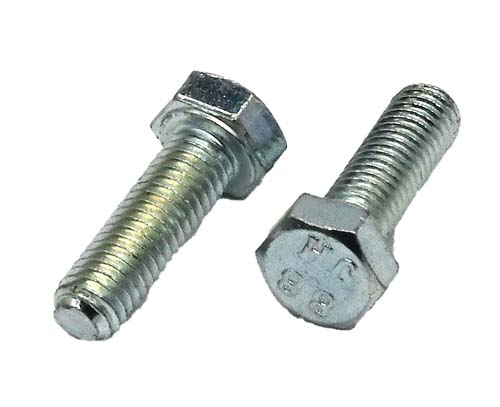 M5-0.80 X 16MM ZINC PLATED HEX HEAD BOLT GRADE 8.8