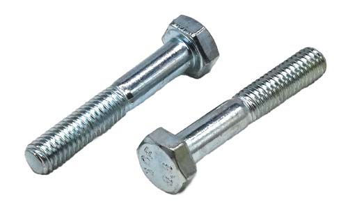 M6-1.00 X 10MM ZINC PLATED HEX HEAD BOLT GRADE 8.8