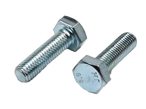 M10-1.50 X 35MM ZINC PLATED HEX HEAD BOLT GRADE 8.8