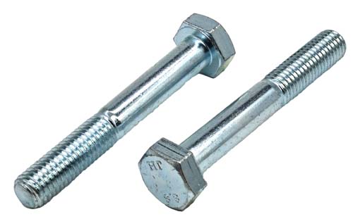 M10-1.50 X 50MM ZINC PLATED HEX HEAD BOLT GRADE 8.8