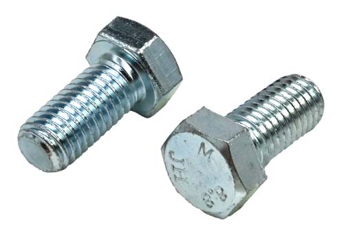 M12-1.75 X 25MM ZINC PLATED HEX HEAD BOLT GRADE 8.8