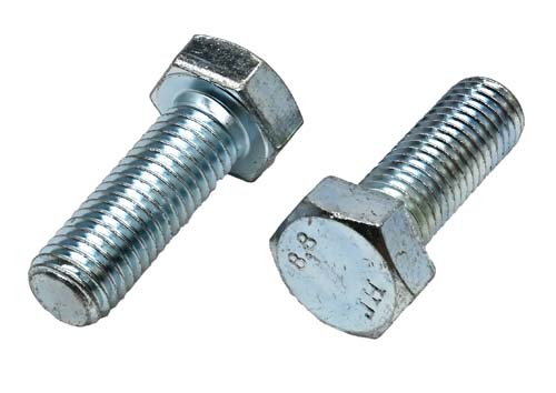 M14-2.00 X 40MM ZINC PLATED HEX HEAD BOLT GRADE 8.8