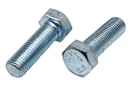 M16-2.00 X 50MM ZINC PLATED HEX HEAD BOLT GRADE 8.8