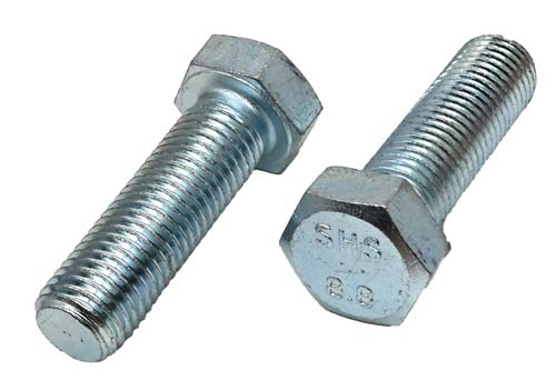 M24-3.00 X 55MM ZINC PLATED HEX HEAD BOLT GRADE 8.8