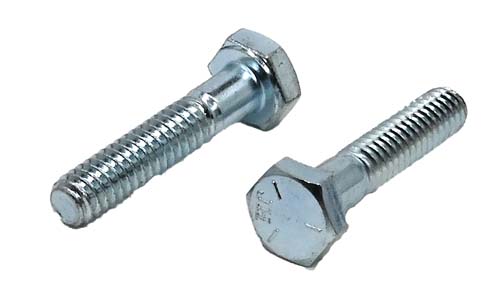 F-42803 1/4-20 X 1-1/4 ZINC PLATED HEX HEAD BOLT GRADE 5
