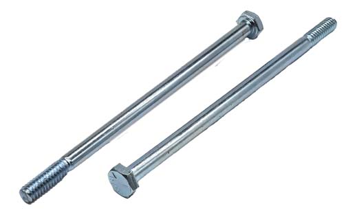 F-42818 1/4-20 X 5 ZINC PLATED HEX HEAD BOLT GRADE 5
