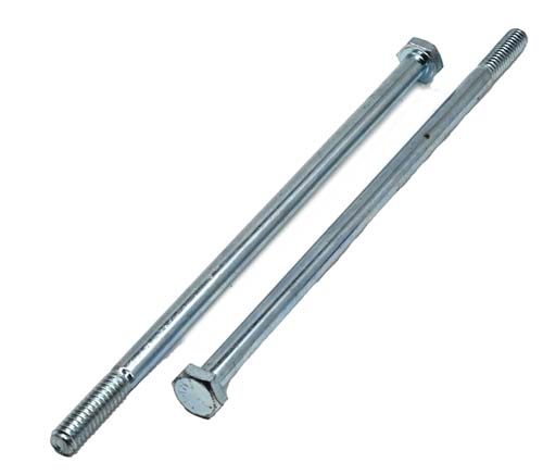 F-42822 1/4-20 X 6 ZINC PLATED HEX HEAD BOLT GRADE 5