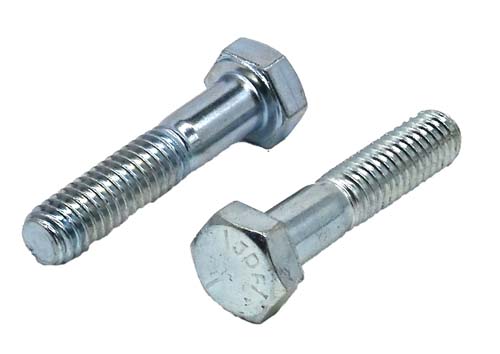 F-42834 5/16-18 X 1-1/2 ZINC PLATED HEX HEAD BOLT GRADE 5