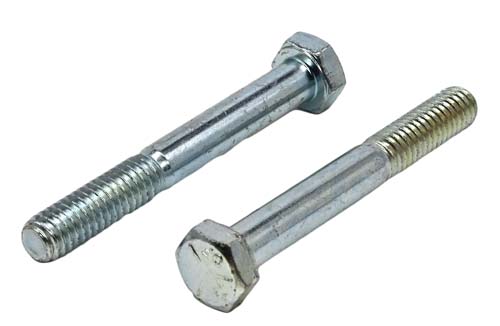 F-42838 5/16-18 X 2-1/2 ZINC PLATED HEX HEAD BOLT GRADE 5