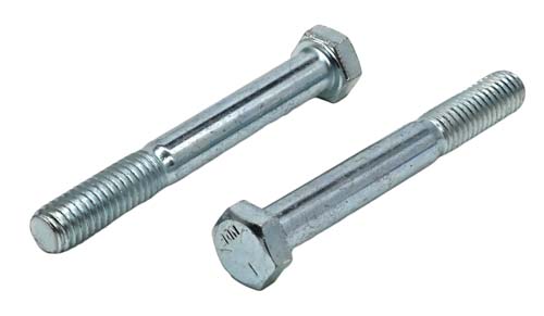 F-42871 3/8-16 X 3 ZINC PLATED HEX HEAD BOLT GRADE 5