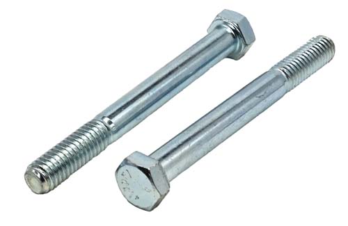 F-42873 3/8-16 X 3-1/2 ZINC PLATED HEX HEAD BOLT GRADE 5