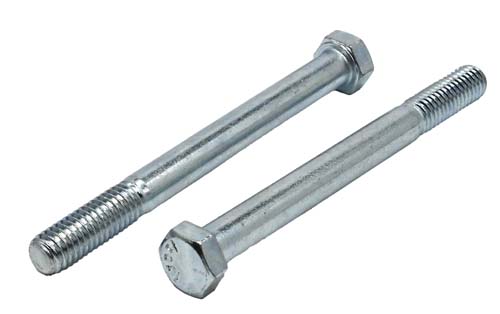F-42875 3/8-16 X 4 ZINC PLATED HEX HEAD BOLT GRADE 5