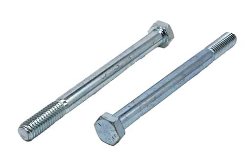 F-42877 3/8-16 X 4-1/2 ZINC PLATED HEX HEAD BOLT GRADE 5