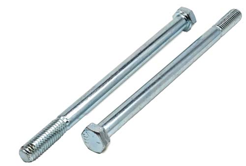 F-42881 3/8-16 X 5-1/2 ZINC PLATED HEX HEAD BOLT GRADE 5