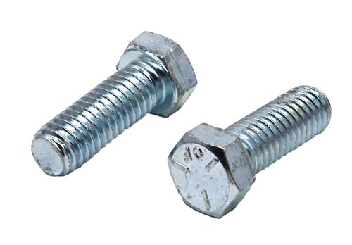 F-42892 7/16-14 X 1-1/4 ZINC PLATED HEX HEAD BOLT GRADE 5