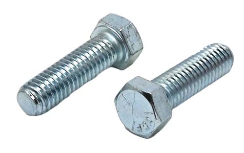 F-42893 7/16-14 X 1-1/2 ZINC PLATED HEX HEAD BOLT GRADE 5