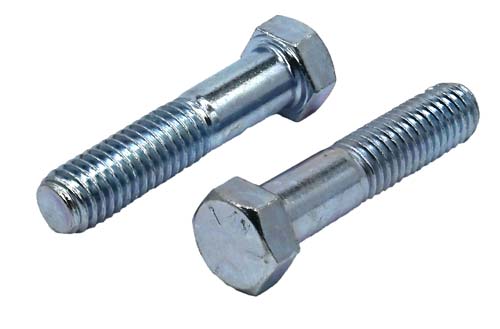 F-42895 7/16-14 X 2 ZINC PLATED HEX HEAD BOLT GRADE 5