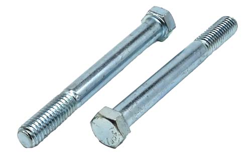 F-42903 7/16-14 X 4 ZINC PLATED HEX HEAD BOLT GRADE 5