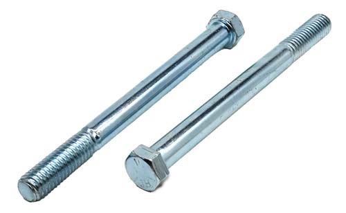 F-42907 7/16-14 X 5 ZINC PLATED HEX HEAD BOLT GRADE 5