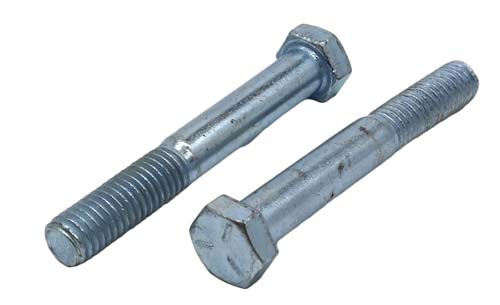 F-42931 1/2-13 X 3-1/2 ZINC PLATED HEX HEAD BOLT GRADE 5