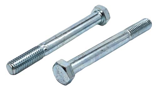 F-42935 1/2-13 X 4-1/2 ZINC PLATED HEX HEAD BOLT GRADE 5