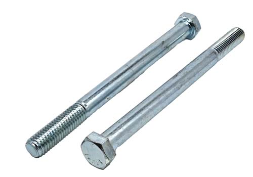 F-42941 1/2-13 X 6-1/2 ZINC PLATED HEX HEAD BOLT GRADE 5