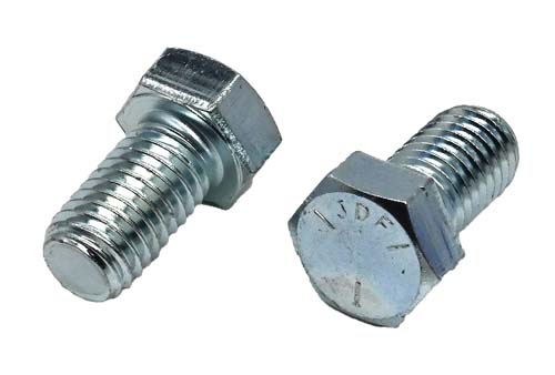 F-42955 9/16-12 X 1 ZINC PLATED HEX HEAD BOLT GRADE 5