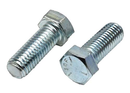 F-42957 9/16-12 X 1-1/2 ZINC PLATED HEX HEAD BOLT GRADE 5