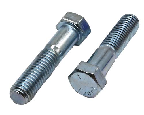F-42963 9/16-12 X 3 ZINC PLATED HEX HEAD BOLT GRADE 5