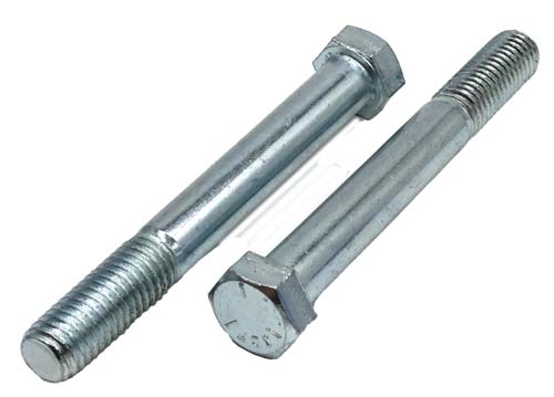F-42969 9/16-12 X 4-1/2 ZINC PLATED HEX HEAD BOLT GRADE 5