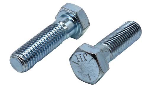 F-42985 5/8-11 X 2-1/4 ZINC PLATED HEX HEAD BOLT GRADE 5