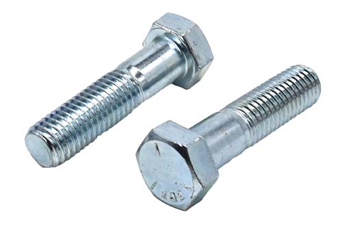 F-42986 5/8-11 X 2-1/2 ZINC PLATED HEX HEAD BOLT GRADE 5
