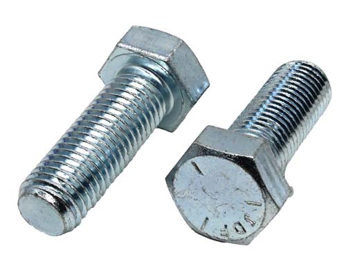 F-43052 7/8-9 X 2-1/2 ZINC PLATED HEX HEAD BOLT GRADE 5