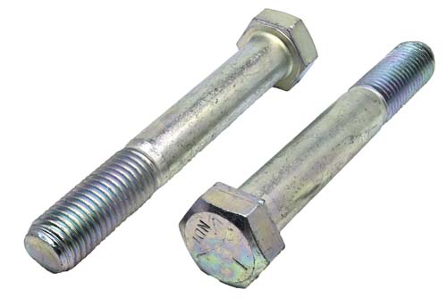 F-43062 7/8-9 X 6 ZINC PLATED HEX HEAD BOLT GRADE 5