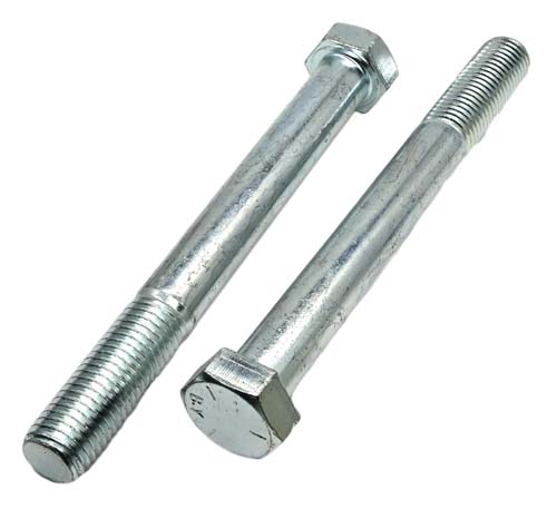 F-43072 7/8-9 X 12 ZINC PLATED HEX HEAD BOLT GRADE 5