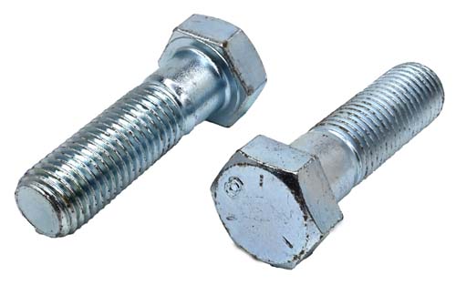 F-43083 1-8 X 3-1/2 ZINC PLATED HEX HEAD BOLT GRADE 5