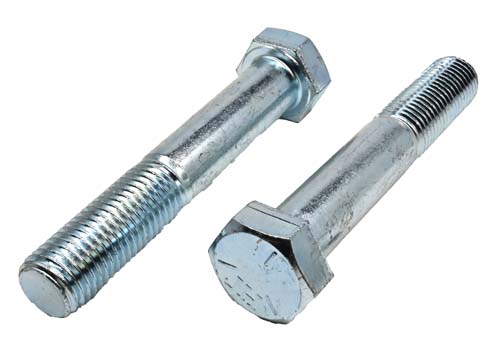 F-43089 1-8 X 6 ZINC PLATED HEX HEAD BOLT GRADE 5