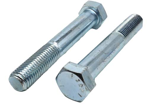 F-43090 1-8 X 6-1/2 ZINC PLATED HEX HEAD BOLT GRADE 5