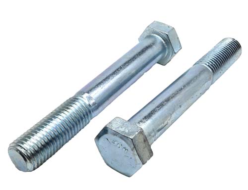 F-43091 1-8 X 7 ZINC PLATED HEX HEAD BOLT GRADE 5