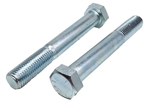 F-43092 1-8 X 7-1/2 ZINC PLATED HEX HEAD BOLT GRADE 5