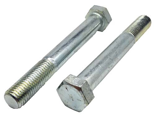 F-43093 1-8 X 8 ZINC PLATED HEX HEAD BOLT GRADE 5
