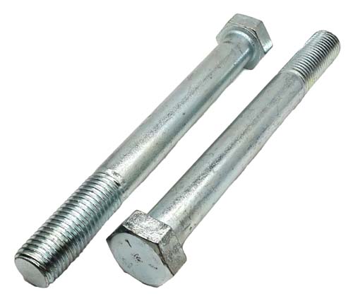 F-43097 1-8 X 10 ZINC PLATED HEX HEAD BOLT GRADE 5