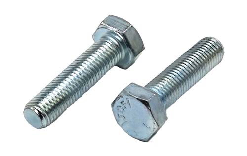 1/4-28 X 1/2 ZINC PLATED HEX HEAD BOLT GRADE 5
