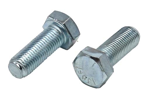 F-43212 3/8-24 X 1 ZINC PLATED HEX HEAD BOLT GRADE 5