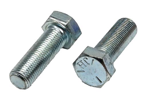 1/2-20 X 1-3/4 ZINC PLATED HEX HEAD BOLT GRADE 5
