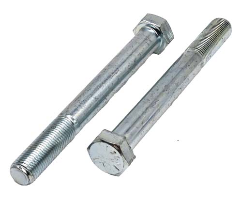 1/2-20 X 4-1/2 ZINC PLATED HEX HEAD BOLT GRADE 5