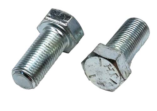 9/16-18 X 1-1/4 ZINC PLATED HEX HEAD BOLT GRADE 5