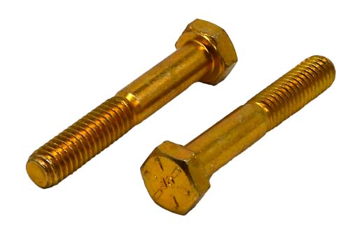 F-43608-Y 1/2-13 X 7 ZINC/YELLOW HEX HEAD BOLT GRADE 8